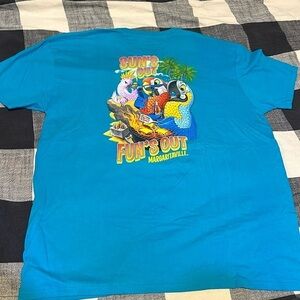 Jimmy Buffett Sun’s Out Fun’s Out Margaritaville Parrot Shirt